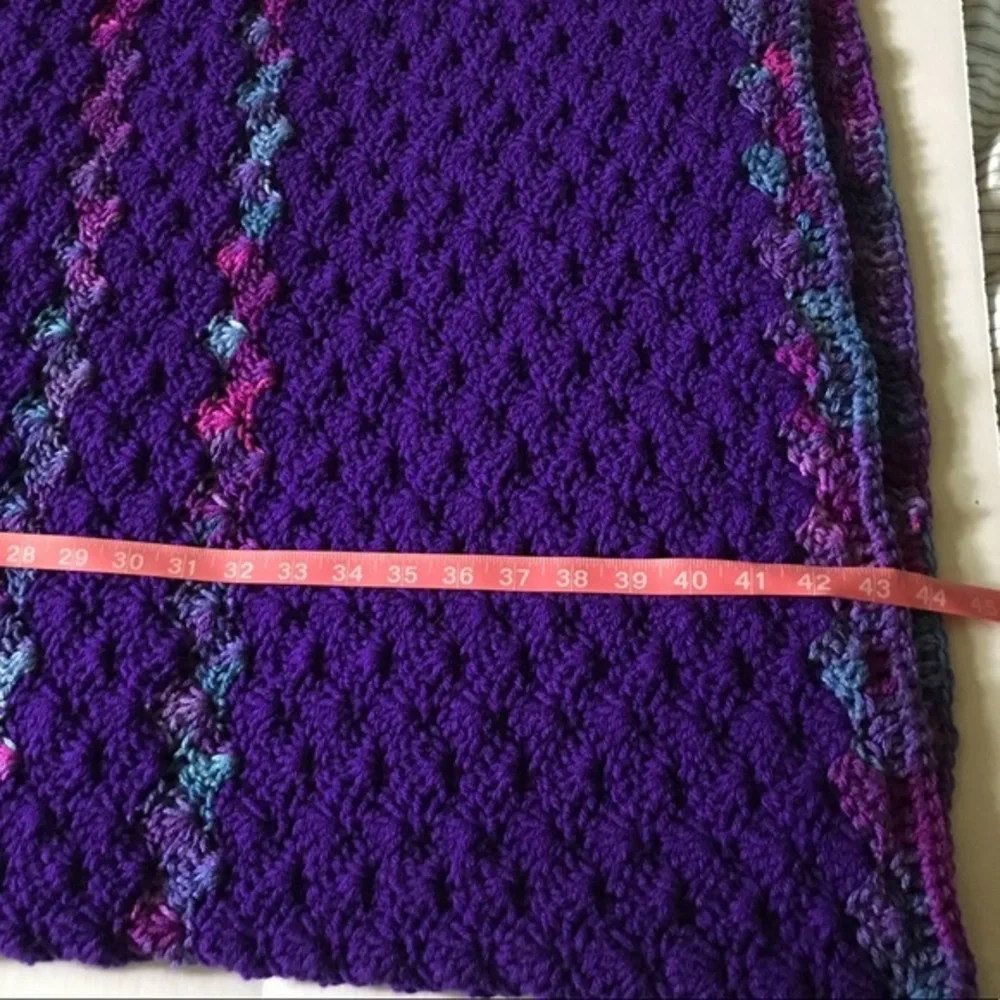 Hand Crocheted Purple‎ Mermaid Tail Adult Size